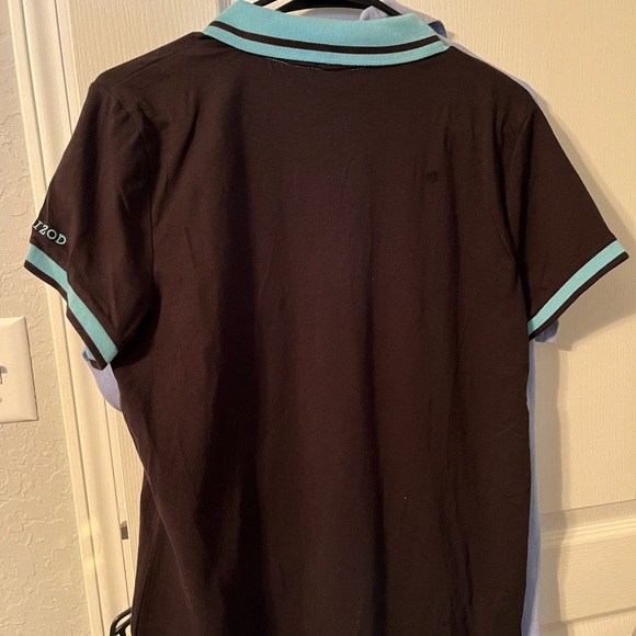 IZOD, black and blue top - Picture 3 of 3